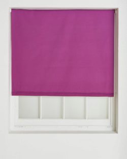 ColourMatch Blackout Thermal Roller Blind - 2ft - Grape